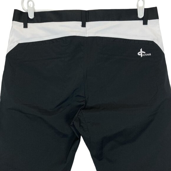 NEW Cross Men Range Pants 36x34 Black/White Regular Fit Stretch Wind Protection - Picture 4 of 13